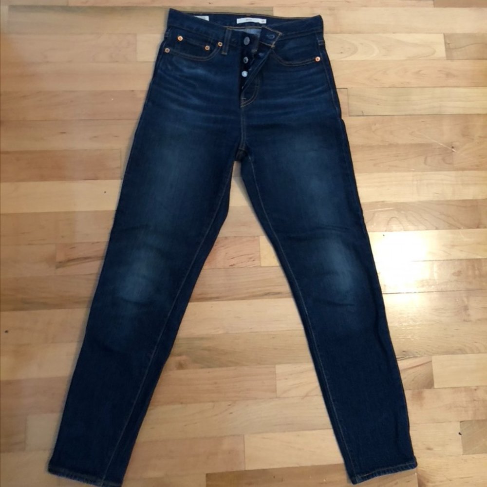 LEVI'S WEDGIE JEANS, TAPERED - 25